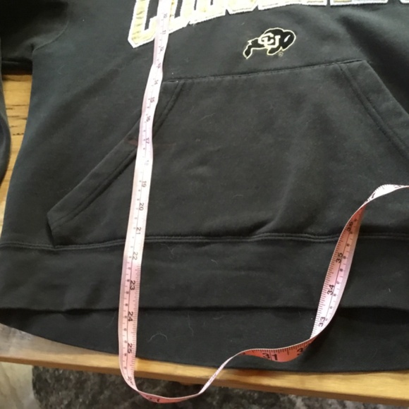 CU Buffs Black and Gold Hoodie, S Boulder CO Colorado University sweatshirt - Picture 8 of 13